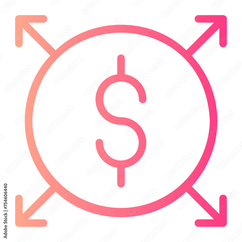 decentralization gradient icon decentralization gradient icon