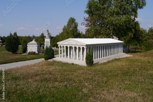Obraz na płótnie Modellbauwelt Miniwelt Lichtenstein in Sachsen w salonie