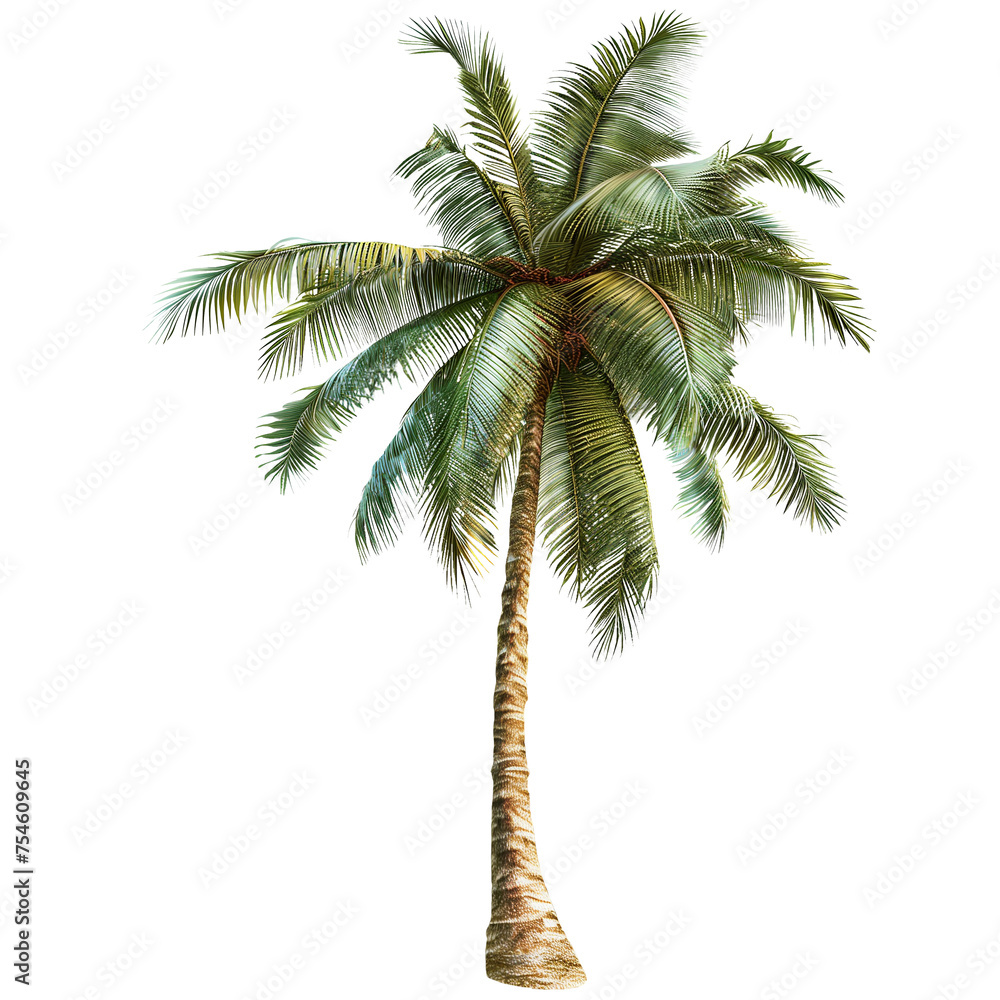 Serene beauty of a tropical palm tree, swaying gently in the warm ocean breeze. Transparent png, add your own background. Serene beauty of a tropical palm tree, swaying gently in the warm ocean breeze. Transparent png, add your own background.