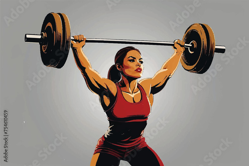 person lifting weights