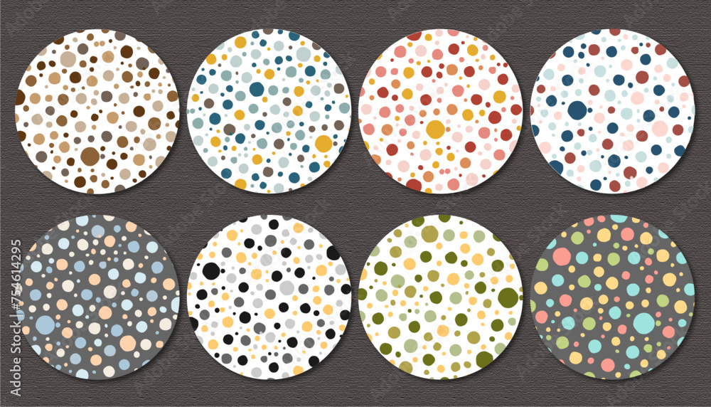 retro pop random dot seamless pattern assorted set, vector graphic resources, retro pop random dot seamless pattern assorted set, vector graphic resources,