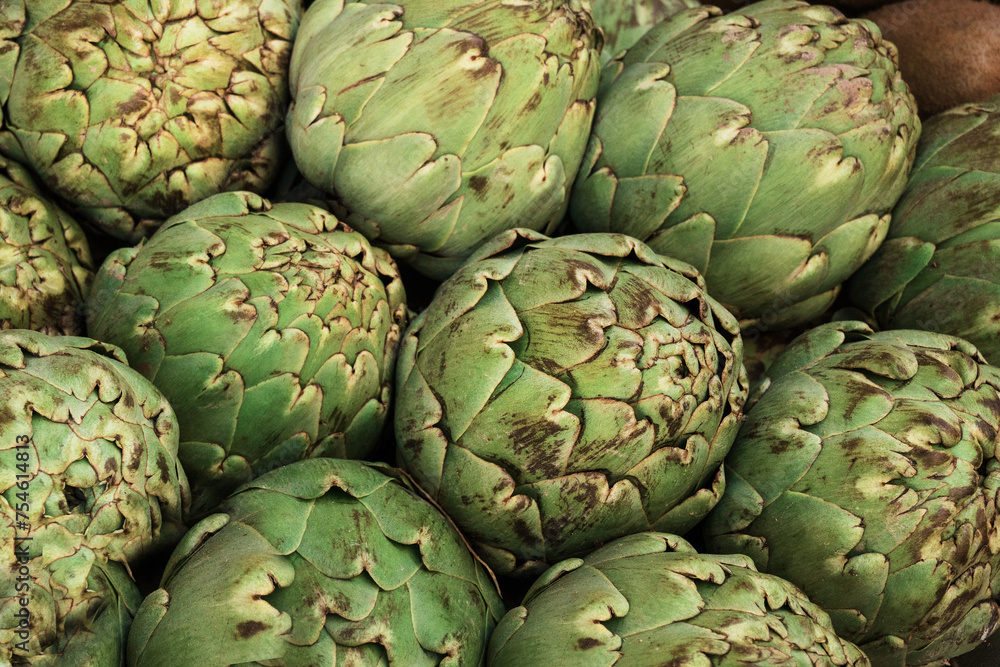 Fototapeta premium Mixture of fresh fruits and vegetables