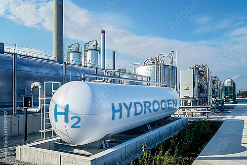 Hydrogen for sustainable power generation.clean energy, renewable energy