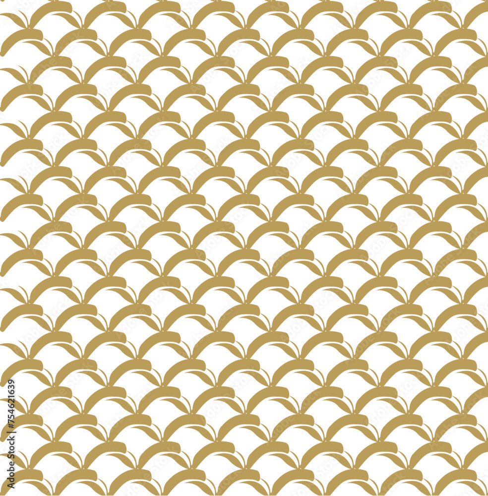 Abstract art seamless pattern with geometric pattern vector. Asian background with brown oriental decoration in vintage style Abstract art seamless pattern with geometric pattern vector. Asian background with brown oriental decoration in vintage style