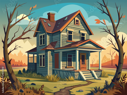abandoned home