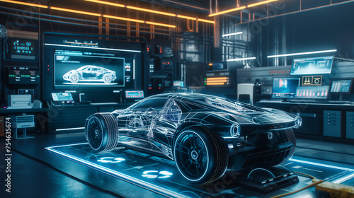 Futuristic Car Design Concept in Virtual Reality