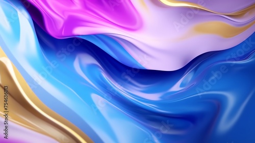 abstract background hd fluid yellow blue pink and gold colors