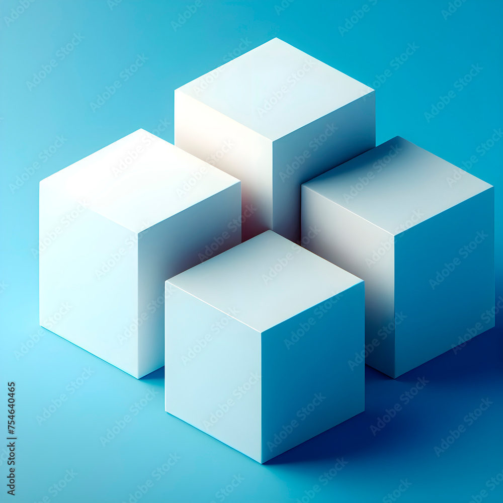 3d render of a cube 3d render of a cube