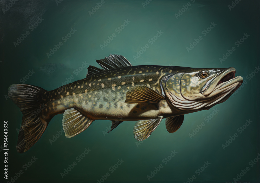 fish on a blue background fish on a blue background
