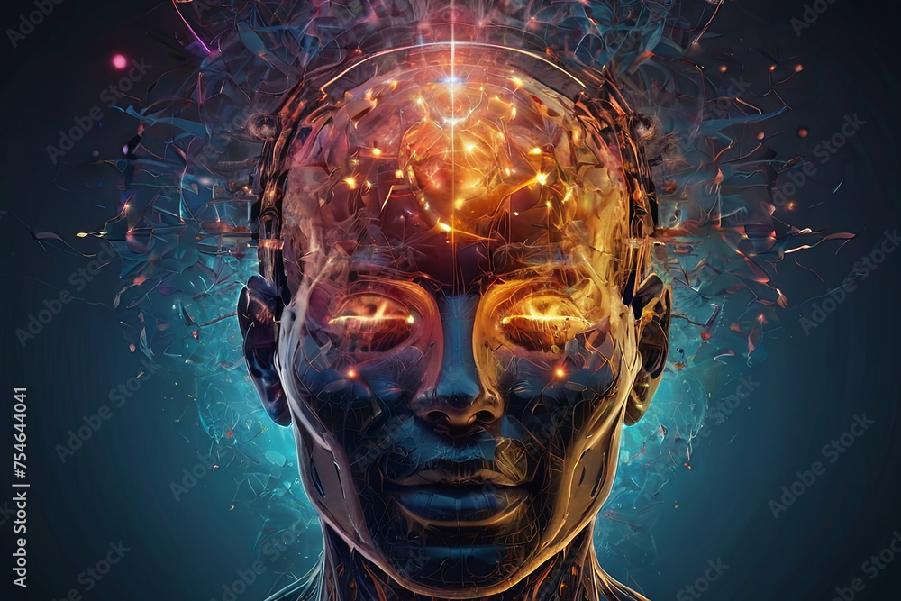 Annual collective mind concept art. Exploring inner world, dreams, emotions, and creativity. Annual collective mind concept art. Exploring inner world, dreams, emotions, and creativity.