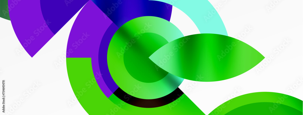 Circle geometric abstract vector background Circle geometric abstract vector background