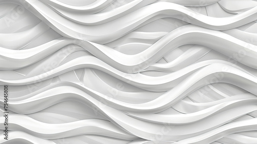 abstract background white wave 01 AI generative