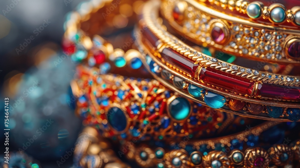 Fototapeta premium Greeting Card and Banner Design for National Wear Your Jewel Day Background