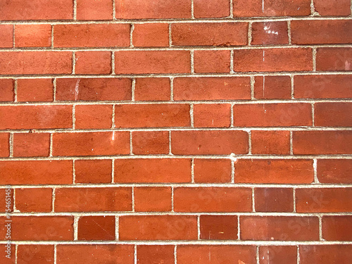 Red brick wall; background