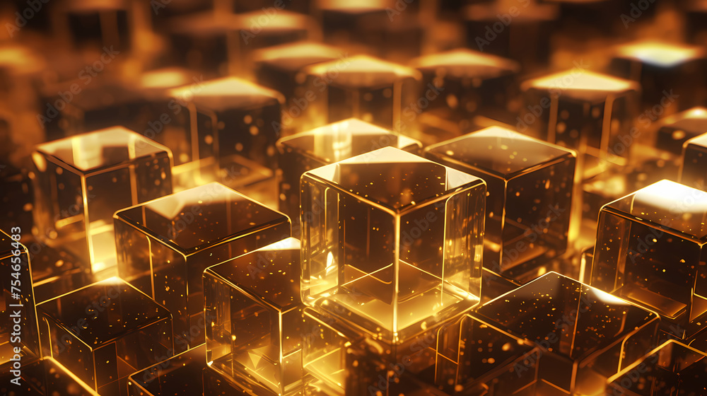 Abstract 3D crystal background Abstract 3D crystal background