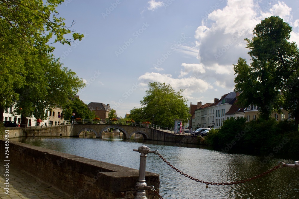 Fototapeta premium bridge over the river