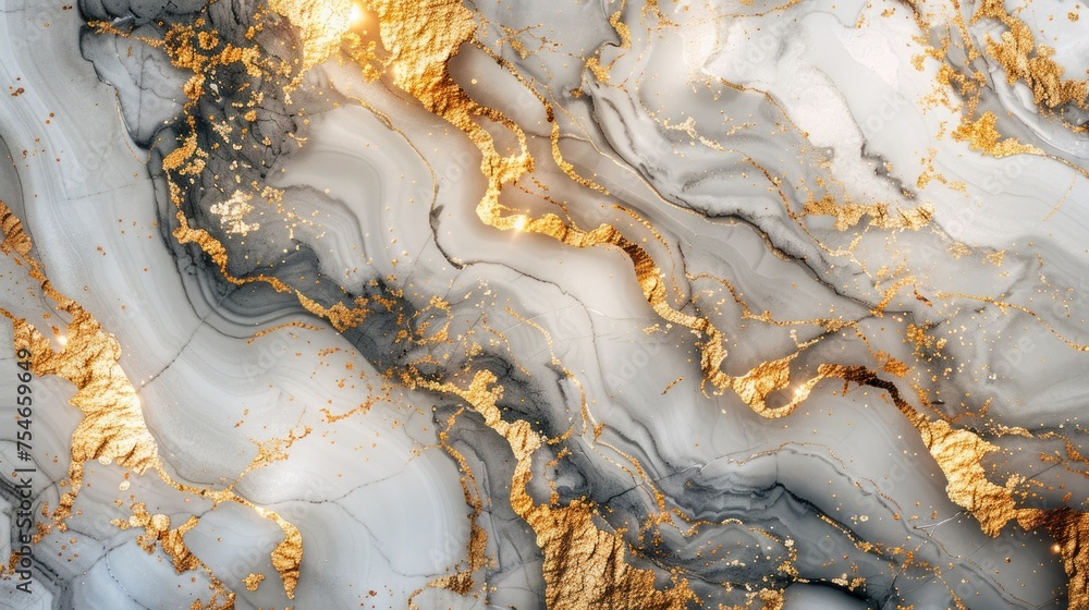 Elegant natural marble texture with rich gold veins, perfect for sophisticated backgrounds and designs.