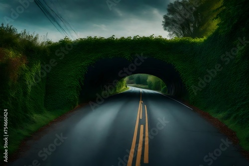 tunnel in the middle of nowhere