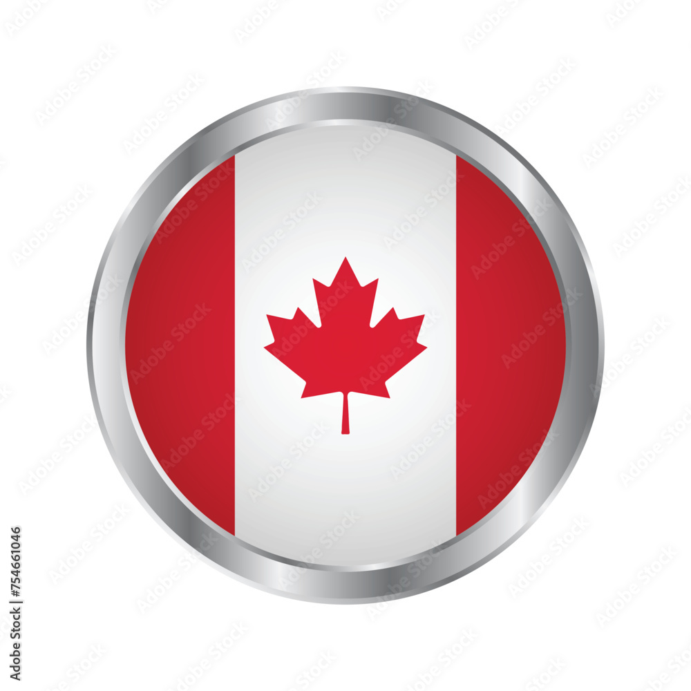 Canada Round Flag Shield Badge Emblem Patch Sticker Label Pin Transparent Background Canada Round Flag Shield Badge Emblem Patch Sticker Label Pin Transparent Background