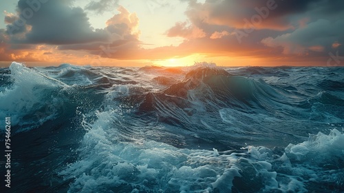 Ocean waves and the power of ocean waves