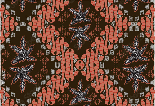 Batik Indonesian: is a technique of wax-resist dyeing applied to whole cloth, or cloth made using this technique originated from Indonesia.