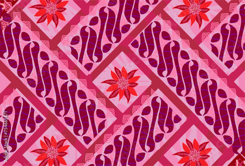 Batik Indonesian: is a technique of wax-resist dyeing applied to whole cloth, or cloth made using this technique originated from Indonesia.