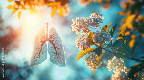 Respiratory Health, Showcase respiratory care services and treatments for lung conditions, such as asthma, COPD, and respiratory infections photo