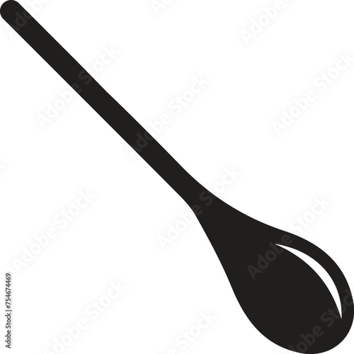Chinese style of soup spoons, , line drawing, black, silver, white and grey, on white background minimalist realistic illustration vector photo
