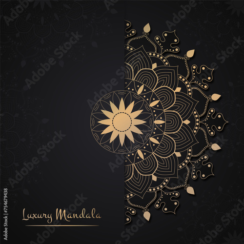 Luxury mandala vector design 