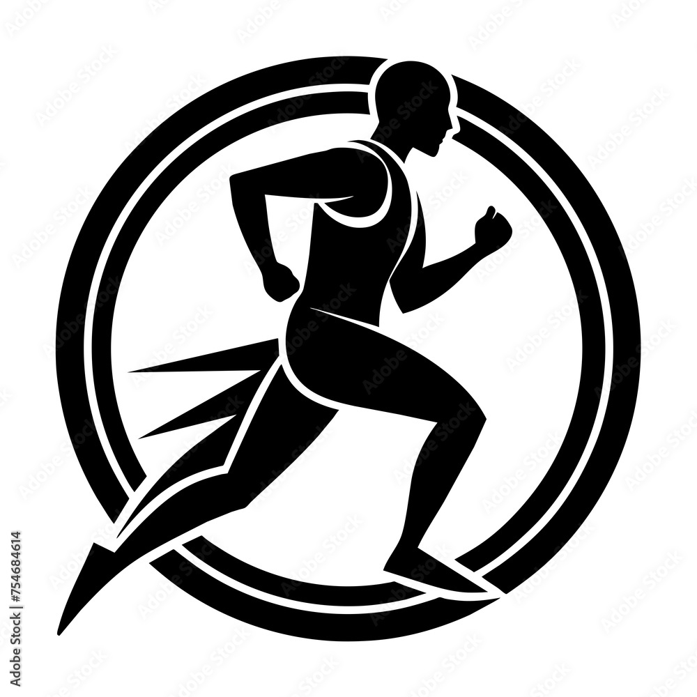 sport-runner-icon-logo-vector-illustration