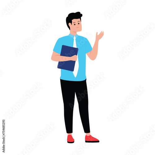 Businessman avatar best look illustration