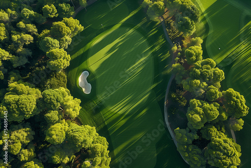 The Masters Golf Aerial Augusta National  photo