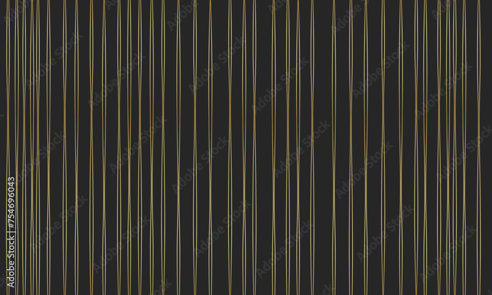 Background of golden vertical iridescent thin stripes on a black background Background of golden vertical iridescent thin stripes on a black background