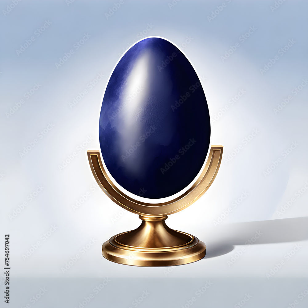 Indigo Egg Icons: Exploring Size Diversity in Nature's Palette(Generative AI) Indigo Egg Icons: Exploring Size Diversity in Nature's Palette(Generative AI)