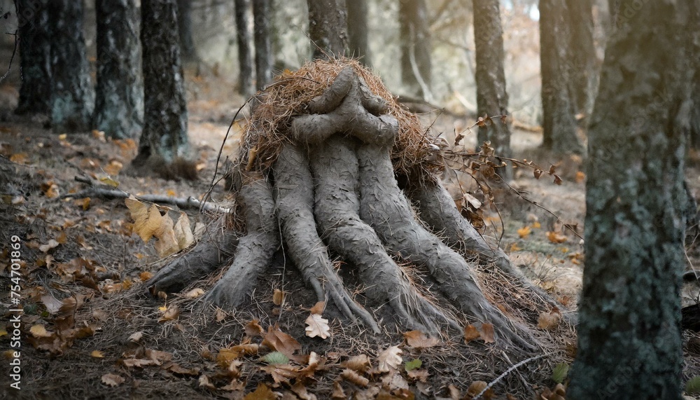 Obraz premium Strange creatures in the forest