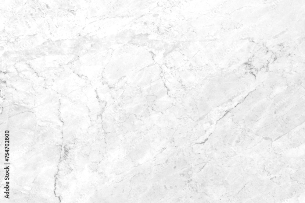 White marble texture with natural pattern for background or design artwork.