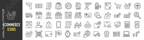 Ecommerce icons vector illustration