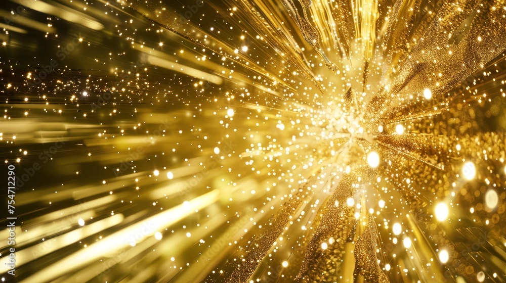 Glitter gold explosion Glitter gold explosion