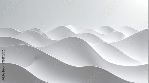 Ethereal Luminance Light White Background Wallpaper