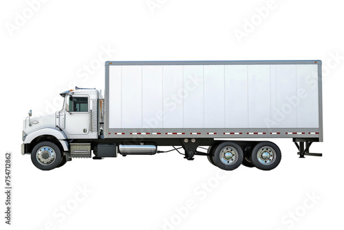 Truck isolated on transparent background