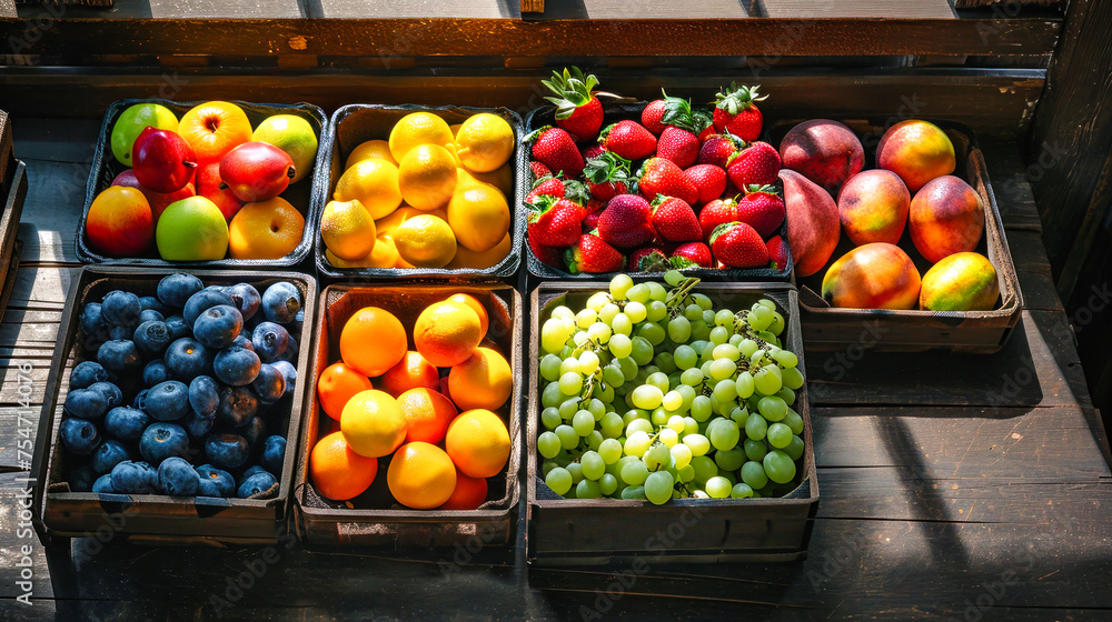 Assorted Fruits Arranged on Table Assorted Fruits Arranged on Table