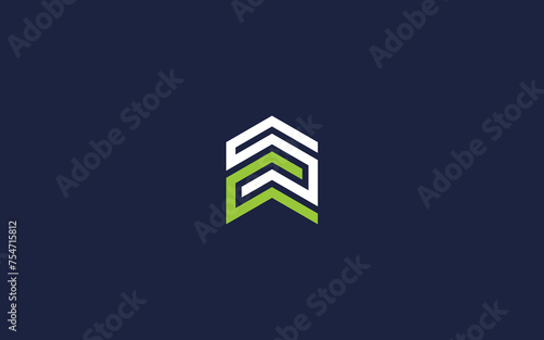 letter sc with building logo icon design vector design template inspiration