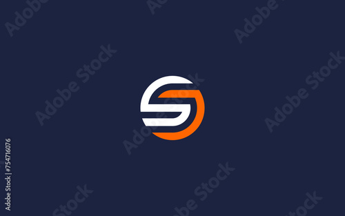 letter sc circle logo icon design vector design template inspiration