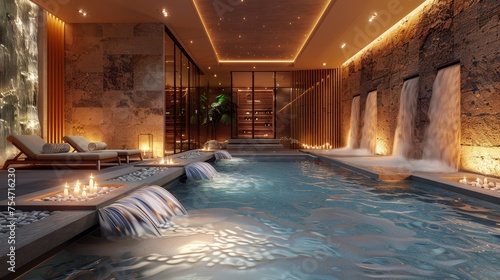 An innovative spa and wellness center where cutting-edge hydrotherapy © MAY