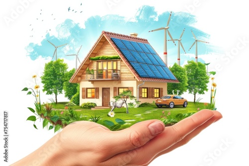 Smart Home Energy projects with EV Wallbox & Solar energy generation. Renewable Energy Solar energy remote monitoring. PV House Automation Solar energy monitoring performance Real Estate Escrow
