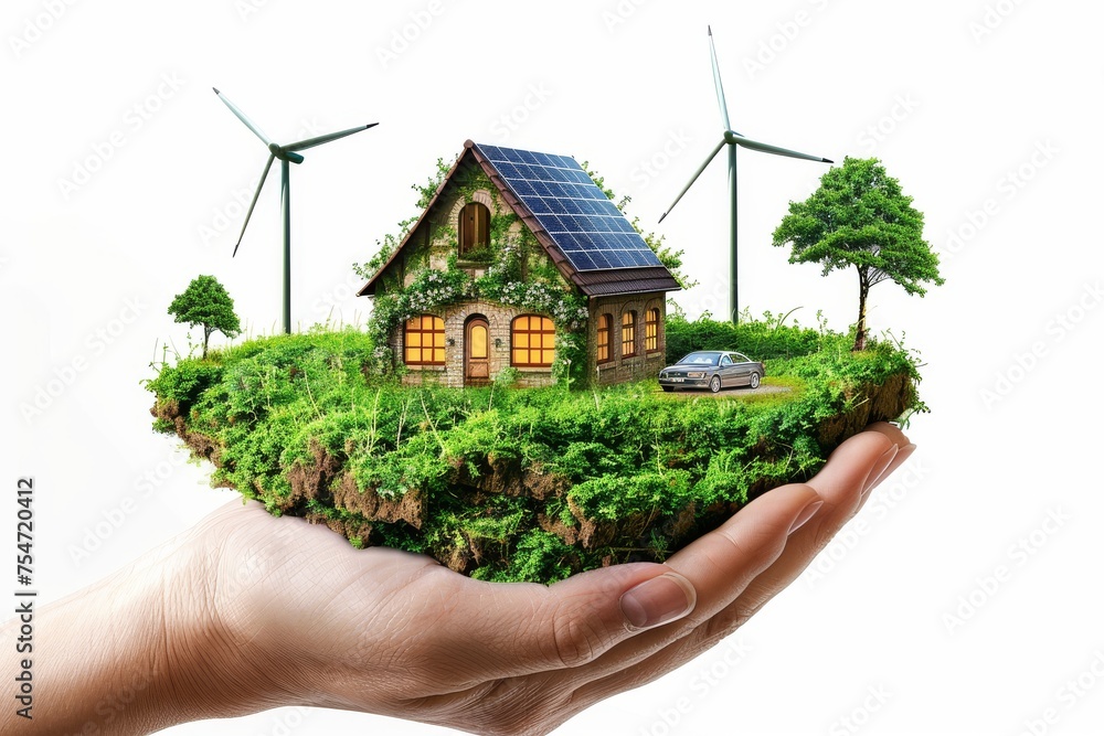 Image showcasing Smart Home Homeowner's association EV Wallbox & Connected climate ...