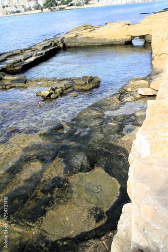 Roman fish tank archaeological remains La Albufereta Alicante Spain