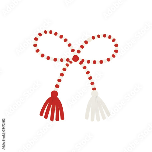 martisor talisman, gift, traditional accessory for holiday of early spring in Romania and Moldova