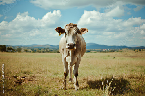 Wallpaper Mural A full body shot of a Cow, animal Torontodigital.ca