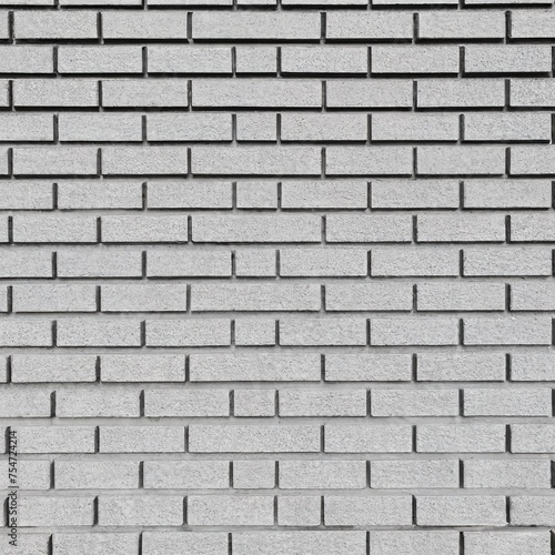 White and gray brick wall textures for background